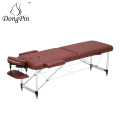 Height Adjustable PU Massage Table, Memory Foam Layer 2 Folding Bed
aluminum